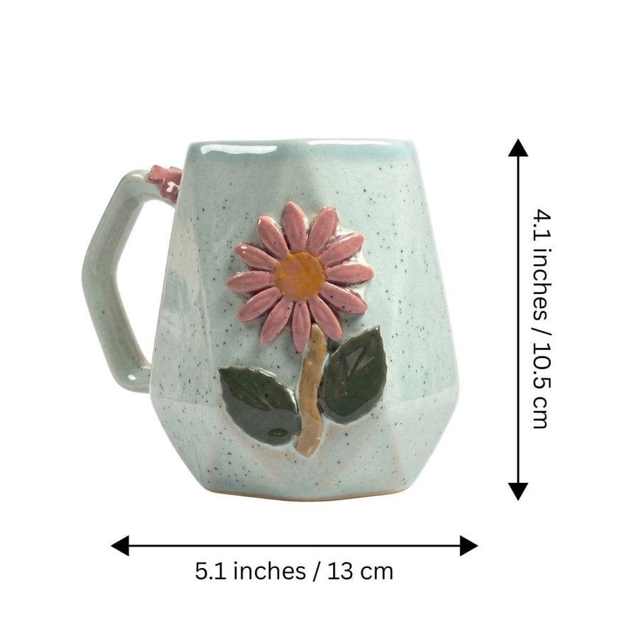 Angular Blossom Ceramic Mug
